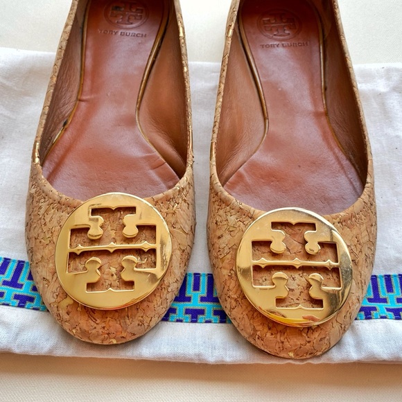 Tory Burch Reva Cork Ballet Flat - 8.5 - Picture 5 of 6
